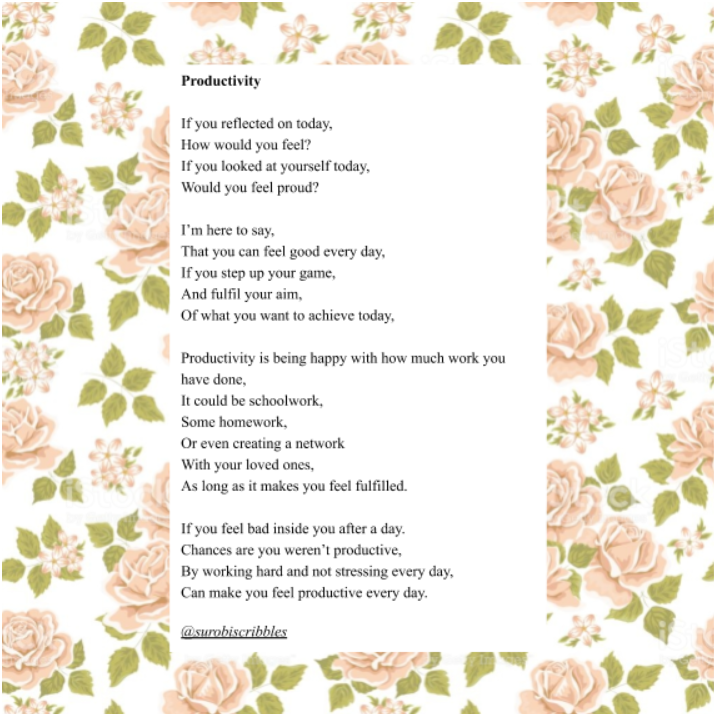 Productivity / Poetry by @surobiscribbles – Surobi Scribbles